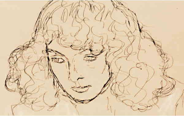 Illustration zu 'Belle qui tiens ma vie' von Gustav Klimt