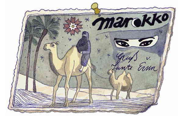 Illustration zu 'Hab ne Tante aus Marokko' von Markus Lefrançois