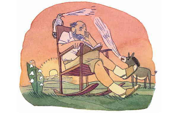 Illustration zu 'Der Kuckuck und der Esel' von Markus Lefrançois