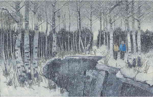 Illustration zu 'Leise rieselt der Schnee' von Frank Walka