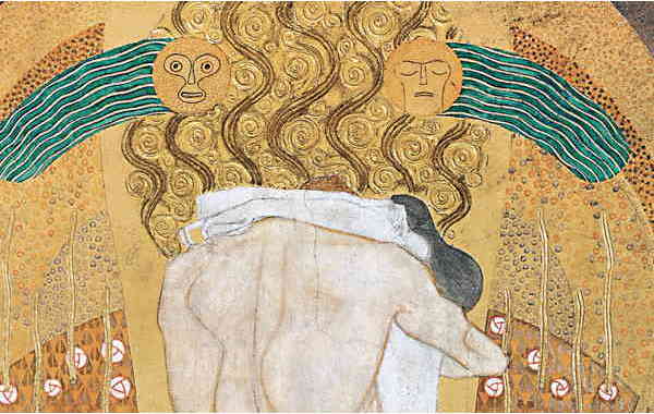 Illustration zu 'C'est mon ami' von Gustav Klimt