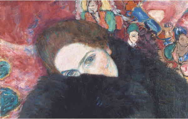 Illustration zu 'O waly, waly' von Gustav Klimt