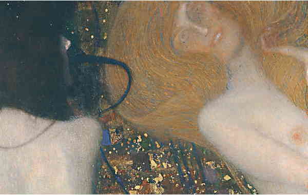 Illustration zu 'Se Amor mai da vu se vede / Lässt sich Amor bei euch schauen' von Gustav Klimt