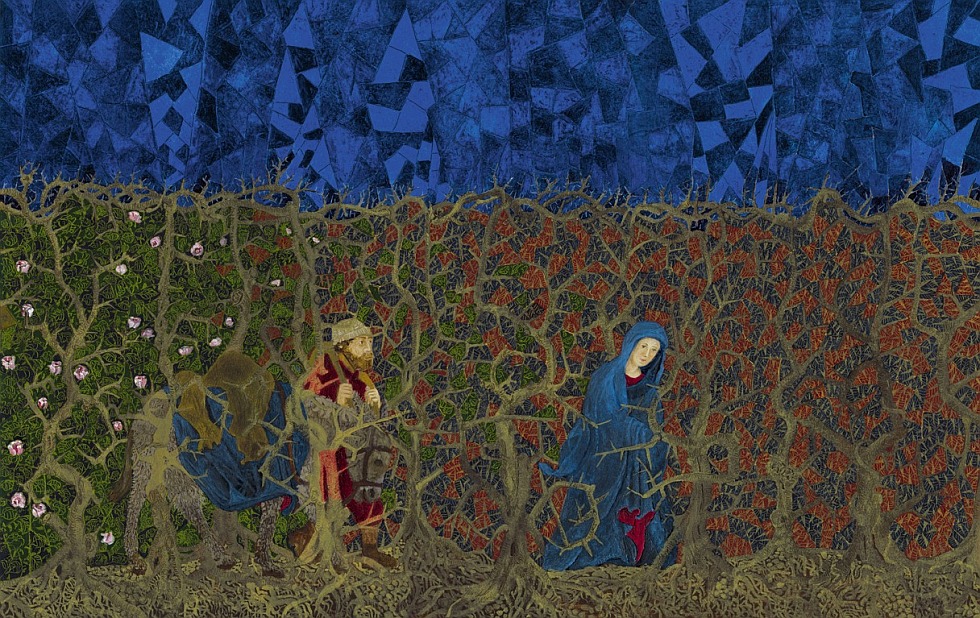 Illustration zu »Maria durch ein Dornwald ging« von Frank Walka