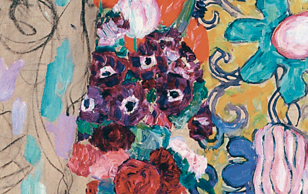 Illustration zu »Down by the Salley gardens« von Gustav Klimt