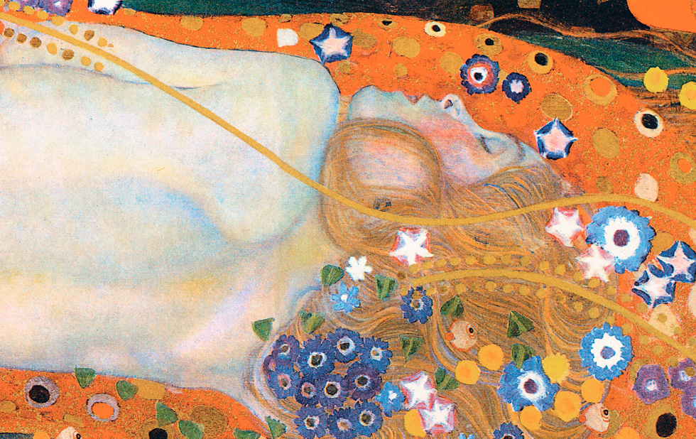 Illustration zu »If ye love me« von Gustav Klimt