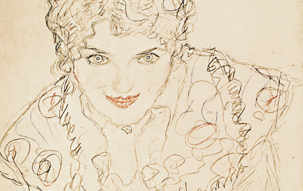 Illustration zu »Kume, kum, Geselle min« von Gustav Klimt
