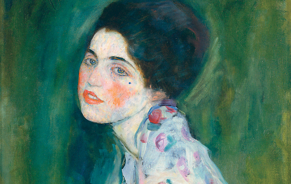Illustration zu »Mein Mädel hat einen Rosenmund« von Gustav Klimt